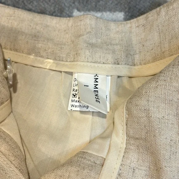 Commense linen blend shorts size L - Picture 7 of 8